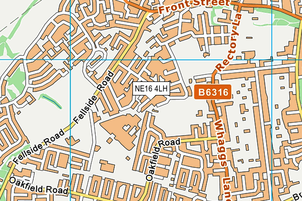 NE16 4LH map - OS VectorMap District (Ordnance Survey) NE16 4LH map - OS VectorMap District (Ordnance Survey)