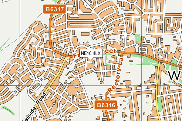 NE16 4LX map - OS VectorMap District (Ordnance Survey) NE16 4LX map - OS VectorMap District (Ordnance Survey)