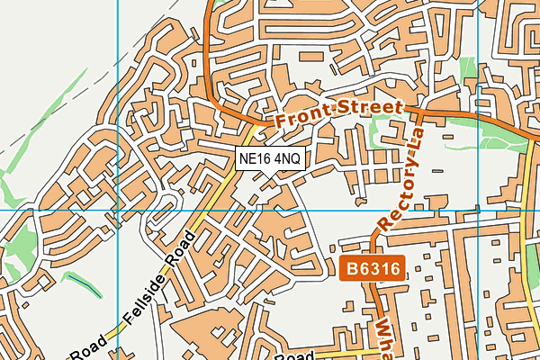 NE16 4NQ map - OS VectorMap District (Ordnance Survey) NE16 4NQ map - OS VectorMap District (Ordnance Survey)