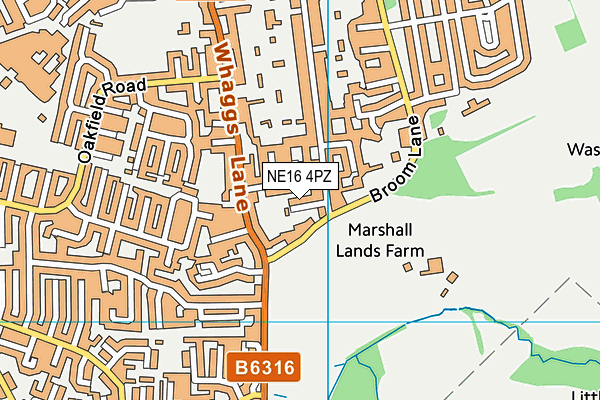 NE16 4PZ map - OS VectorMap District (Ordnance Survey) NE16 4PZ map - OS VectorMap District (Ordnance Survey)