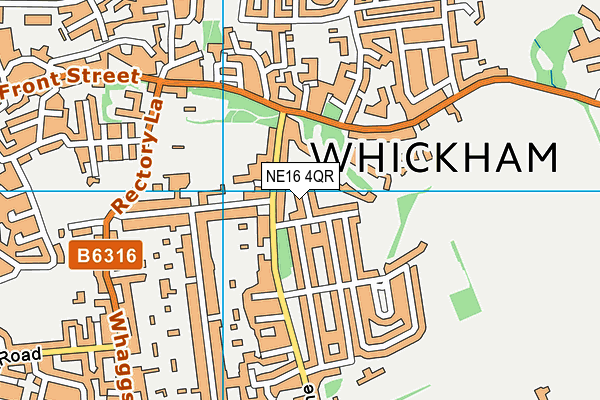 NE16 4QR map - OS VectorMap District (Ordnance Survey) NE16 4QR map - OS VectorMap District (Ordnance Survey)