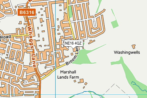 NE16 4QZ map - OS VectorMap District (Ordnance Survey) NE16 4QZ map - OS VectorMap District (Ordnance Survey)