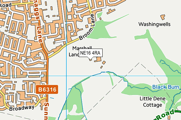 NE16 4RA map - OS VectorMap District (Ordnance Survey) NE16 4RA map - OS VectorMap District (Ordnance Survey)