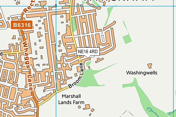 NE16 4RD map - OS VectorMap District (Ordnance Survey) NE16 4RD map - OS VectorMap District (Ordnance Survey)