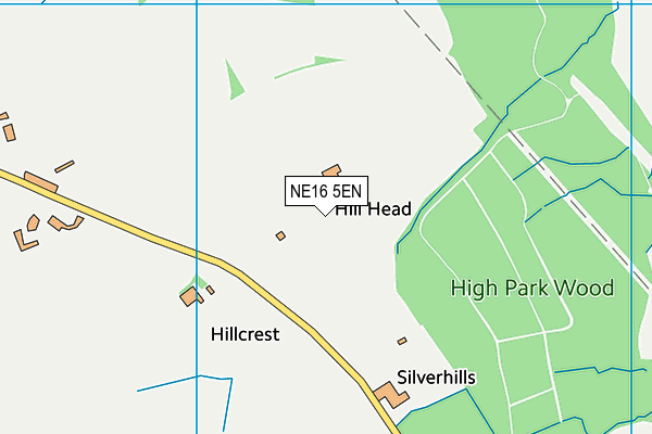 NE16 5EN map - OS VectorMap District (Ordnance Survey) NE16 5EN map - OS VectorMap District (Ordnance Survey)