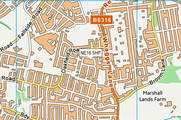 NE16 5HP map - OS VectorMap District (Ordnance Survey) NE16 5HP map - OS VectorMap District (Ordnance Survey)