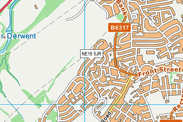 NE16 5JR map - OS VectorMap District (Ordnance Survey) NE16 5JR map - OS VectorMap District (Ordnance Survey)