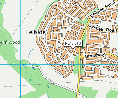 NE16 5TS map - OS VectorMap District (Ordnance Survey) NE16 5TS map - OS VectorMap District (Ordnance Survey)