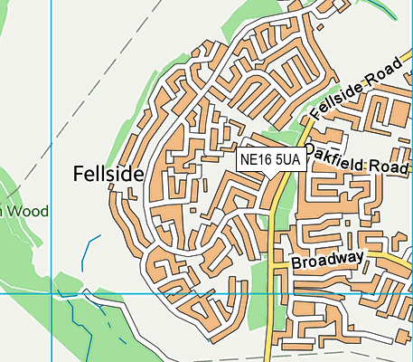 NE16 5UA map - OS VectorMap District (Ordnance Survey) NE16 5UA map - OS VectorMap District (Ordnance Survey)