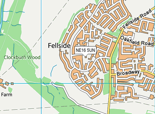 NE16 5UN map - OS VectorMap District (Ordnance Survey) NE16 5UN map - OS VectorMap District (Ordnance Survey)