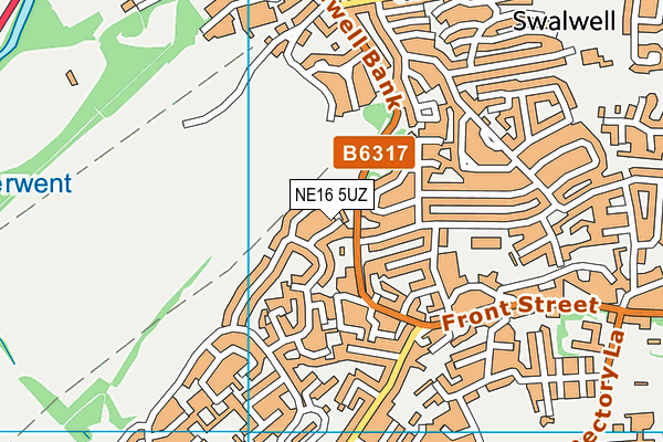NE16 5UZ map - OS VectorMap District (Ordnance Survey) NE16 5UZ map - OS VectorMap District (Ordnance Survey)