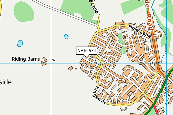 NE16 5XJ map - OS VectorMap District (Ordnance Survey) NE16 5XJ map - OS VectorMap District (Ordnance Survey)