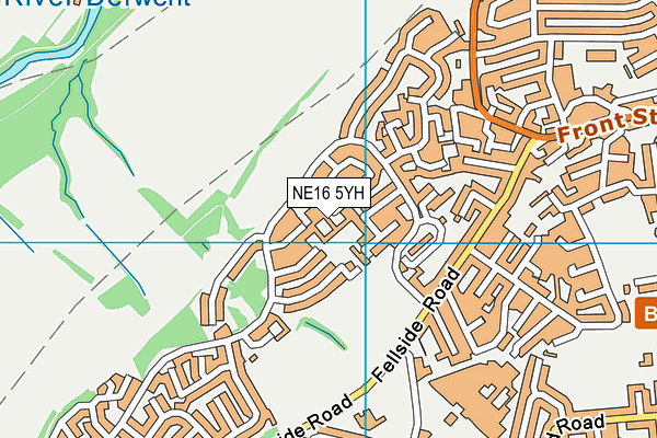 NE16 5YH map - OS VectorMap District (Ordnance Survey) NE16 5YH map - OS VectorMap District (Ordnance Survey)