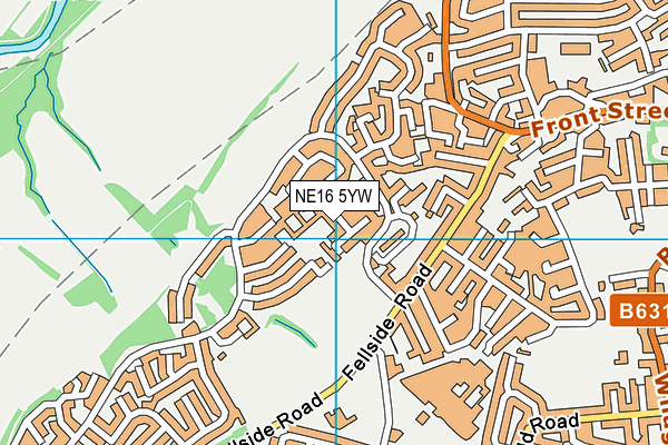 NE16 5YW map - OS VectorMap District (Ordnance Survey) NE16 5YW map - OS VectorMap District (Ordnance Survey)