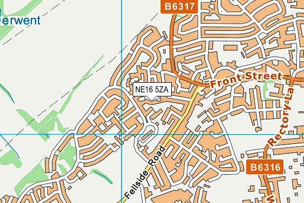 NE16 5ZA map - OS VectorMap District (Ordnance Survey) NE16 5ZA map - OS VectorMap District (Ordnance Survey)