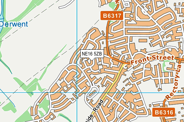 NE16 5ZB map - OS VectorMap District (Ordnance Survey) NE16 5ZB map - OS VectorMap District (Ordnance Survey)