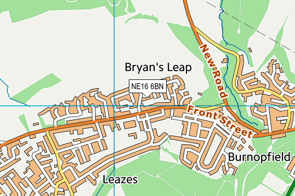 NE16 6BN map - OS VectorMap District (Ordnance Survey) NE16 6BN map - OS VectorMap District (Ordnance Survey)