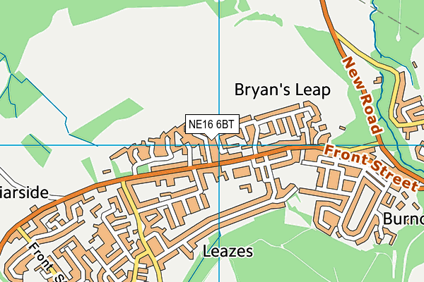 NE16 6BT map - OS VectorMap District (Ordnance Survey) NE16 6BT map - OS VectorMap District (Ordnance Survey)