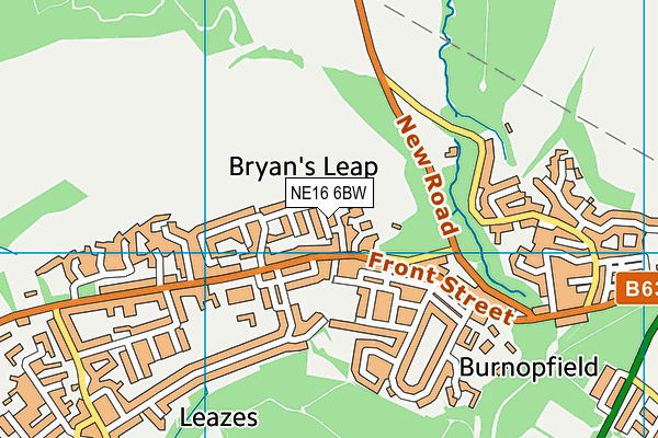 NE16 6BW map - OS VectorMap District (Ordnance Survey) NE16 6BW map - OS VectorMap District (Ordnance Survey)