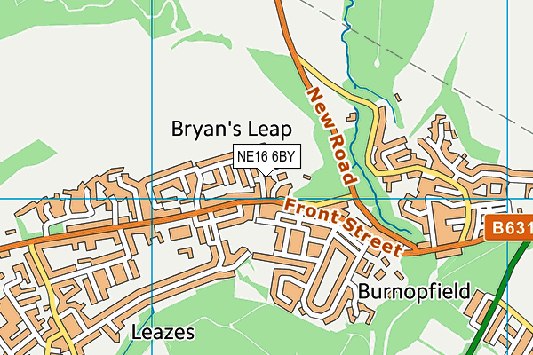 NE16 6BY map - OS VectorMap District (Ordnance Survey) NE16 6BY map - OS VectorMap District (Ordnance Survey)