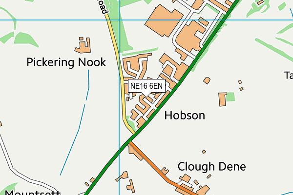 NE16 6EN map - OS VectorMap District (Ordnance Survey) NE16 6EN map - OS VectorMap District (Ordnance Survey)