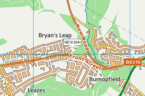 NE16 6HH map - OS VectorMap District (Ordnance Survey) NE16 6HH map - OS VectorMap District (Ordnance Survey)