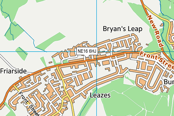NE16 6HJ map - OS VectorMap District (Ordnance Survey) NE16 6HJ map - OS VectorMap District (Ordnance Survey)