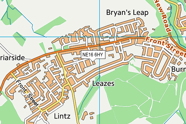 NE16 6HY map - OS VectorMap District (Ordnance Survey) NE16 6HY map - OS VectorMap District (Ordnance Survey)