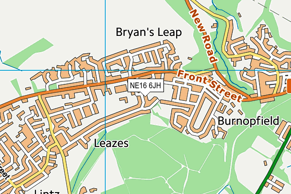 NE16 6JH map - OS VectorMap District (Ordnance Survey) NE16 6JH map - OS VectorMap District (Ordnance Survey)
