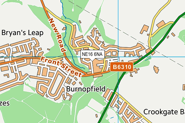 NE16 6NA map - OS VectorMap District (Ordnance Survey) NE16 6NA map - OS VectorMap District (Ordnance Survey)