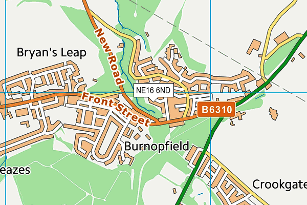 NE16 6ND map - OS VectorMap District (Ordnance Survey) NE16 6ND map - OS VectorMap District (Ordnance Survey)