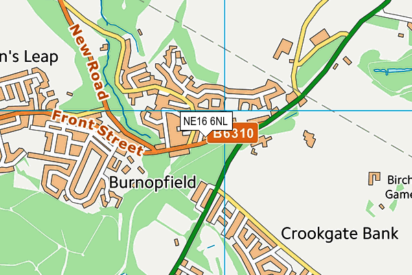 NE16 6NL map - OS VectorMap District (Ordnance Survey) NE16 6NL map - OS VectorMap District (Ordnance Survey)