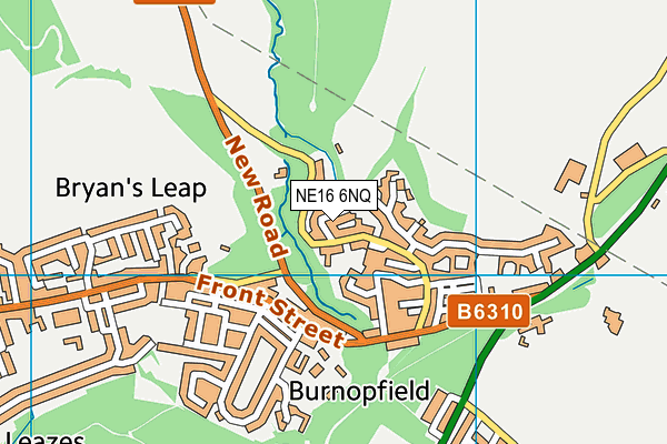 NE16 6NQ map - OS VectorMap District (Ordnance Survey) NE16 6NQ map - OS VectorMap District (Ordnance Survey)