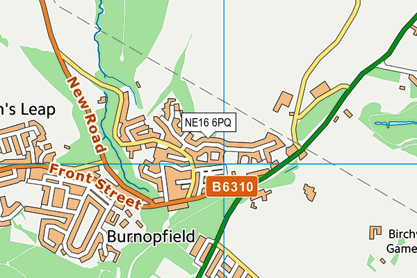 NE16 6PQ map - OS VectorMap District (Ordnance Survey) NE16 6PQ map - OS VectorMap District (Ordnance Survey)