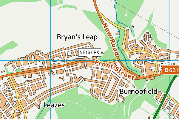NE16 6PX map - OS VectorMap District (Ordnance Survey) NE16 6PX map - OS VectorMap District (Ordnance Survey)