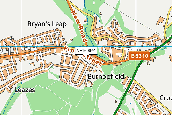 NE16 6PZ map - OS VectorMap District (Ordnance Survey) NE16 6PZ map - OS VectorMap District (Ordnance Survey)