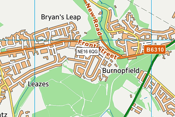 NE16 6QG map - OS VectorMap District (Ordnance Survey) NE16 6QG map - OS VectorMap District (Ordnance Survey)