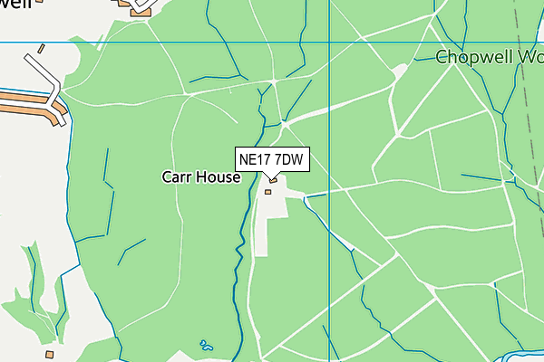 NE17 7DW map - OS VectorMap District (Ordnance Survey) NE17 7DW map - OS VectorMap District (Ordnance Survey)
