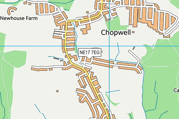 NE17 7EG map - OS VectorMap District (Ordnance Survey) NE17 7EG map - OS VectorMap District (Ordnance Survey)