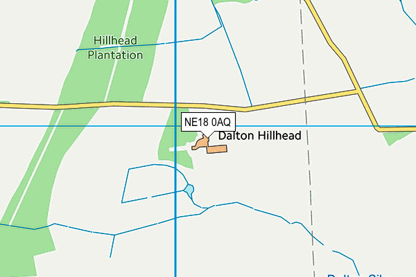NE18 0AQ map - OS VectorMap District (Ordnance Survey) NE18 0AQ map - OS VectorMap District (Ordnance Survey)