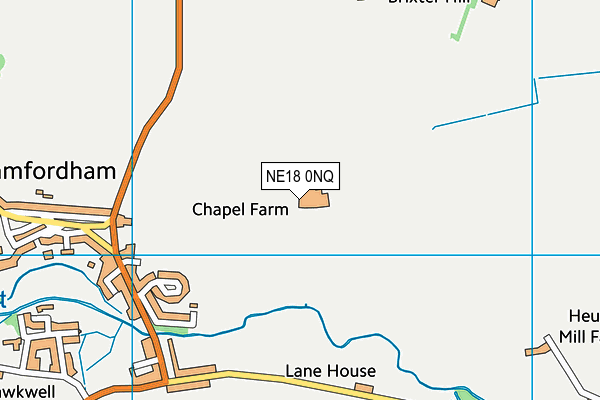 NE18 0NQ map - OS VectorMap District (Ordnance Survey) NE18 0NQ map - OS VectorMap District (Ordnance Survey)