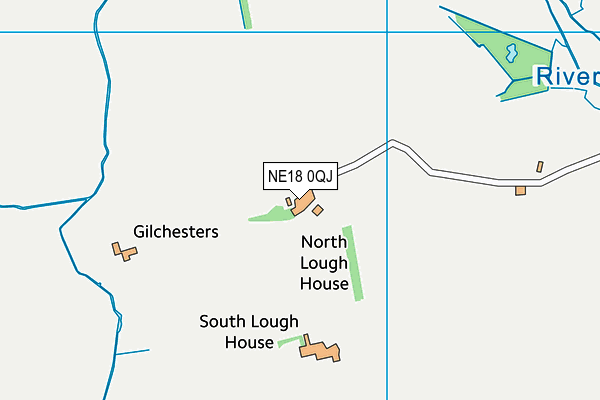 NE18 0QJ map - OS VectorMap District (Ordnance Survey) NE18 0QJ map - OS VectorMap District (Ordnance Survey)