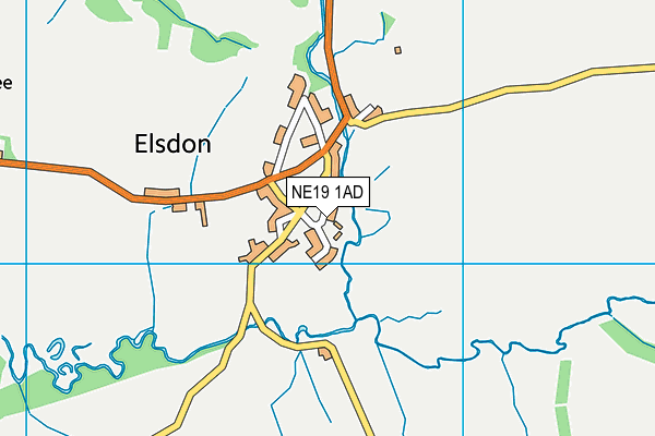 NE19 1AD map - OS VectorMap District (Ordnance Survey) NE19 1AD map - OS VectorMap District (Ordnance Survey)