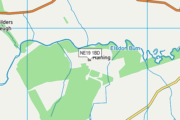 NE19 1BD map - OS VectorMap District (Ordnance Survey) NE19 1BD map - OS VectorMap District (Ordnance Survey)