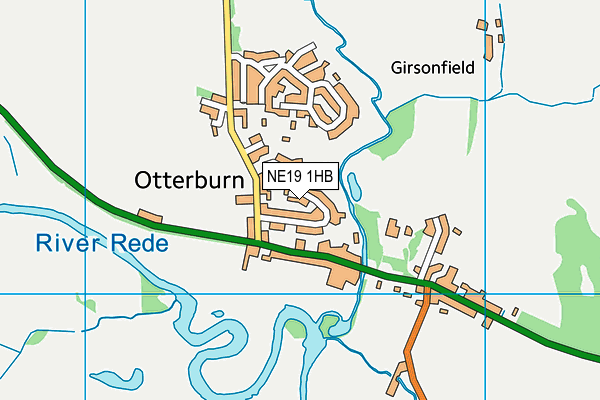 NE19 1HB map - OS VectorMap District (Ordnance Survey) NE19 1HB map - OS VectorMap District (Ordnance Survey)