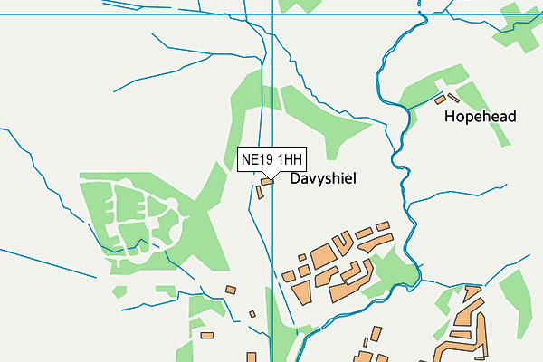 NE19 1HH map - OS VectorMap District (Ordnance Survey) NE19 1HH map - OS VectorMap District (Ordnance Survey)
