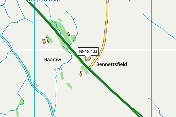 NE19 1JJ map - OS VectorMap District (Ordnance Survey) NE19 1JJ map - OS VectorMap District (Ordnance Survey)