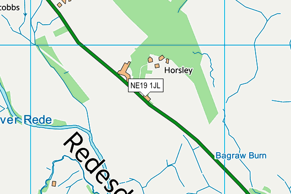 NE19 1JL map - OS VectorMap District (Ordnance Survey) NE19 1JL map - OS VectorMap District (Ordnance Survey)