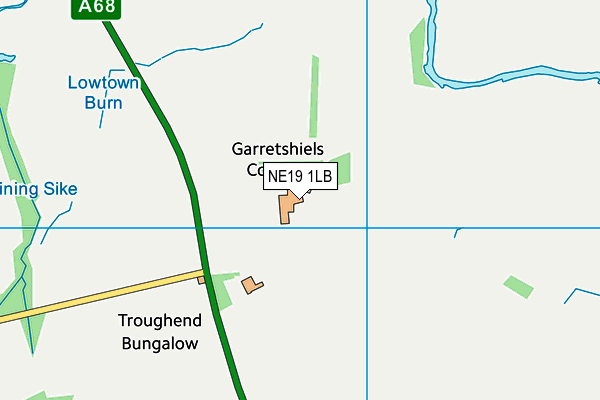 NE19 1LB map - OS VectorMap District (Ordnance Survey) NE19 1LB map - OS VectorMap District (Ordnance Survey)
