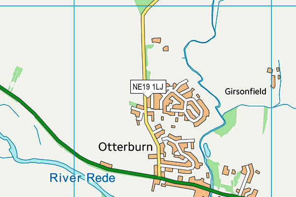 NE19 1LJ map - OS VectorMap District (Ordnance Survey) NE19 1LJ map - OS VectorMap District (Ordnance Survey)